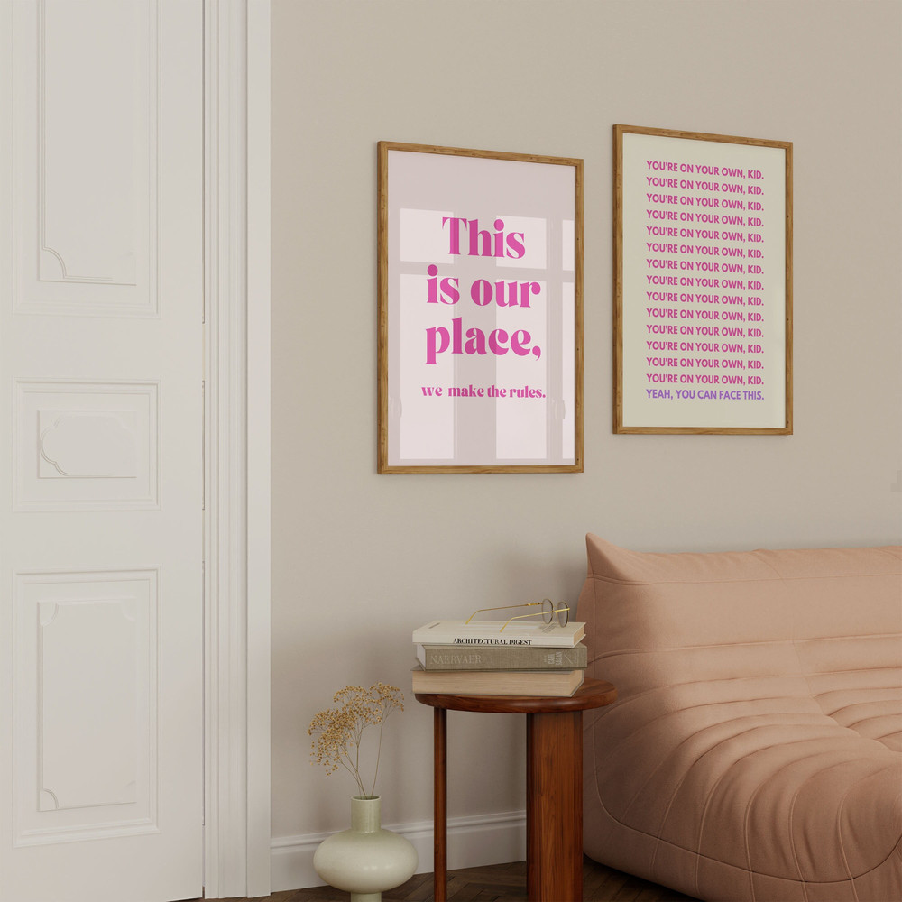 Set of 2 Taylor Swift Posters, Lover Taylor Swift Poster, Taylor Lover Print, YOYOK Taylor Swift, Taylor Midnights Poster, Pink Print Set.jpg