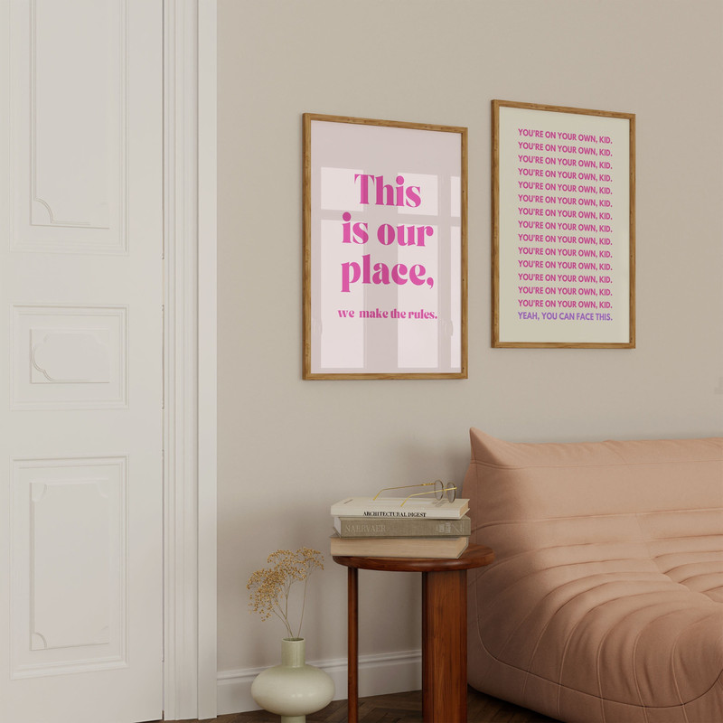 Set of 2 Taylor Swift Posters, Lover Taylor Swift Poster, Taylor Lover Print, YOYOK Taylor Swift, Taylor Midnights Poster, Pink Print Set.jpg