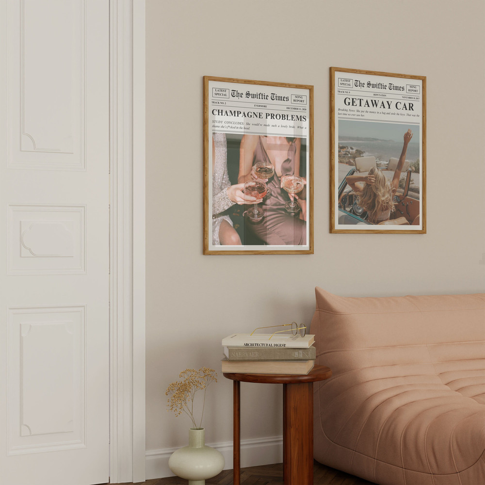 Set of 2 Taylor Swift Posters, Reputation Print, Taylor Swift Poster, Taylor Gallery Print, Girly Print Set, Champagne Problems Taylor Swift.jpg