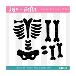 skeleton svg, body svg, skeleton halloween costume svg, cut file, halloween svg, svg files for cricut and silhouette, su