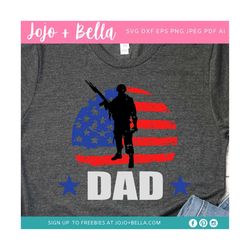 dad svg, veteran svg, hero svg, soldier svg, father's day svg, family svg files, svg files for cricut, silhouette files