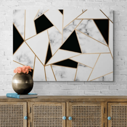 Marble Painting Canvas Print Wall Decor Marble 3d Wall