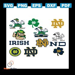 Fighting Irish Bundle Svg, Sport Svg, Fighting Irish Svg, Fighting Irish Logo Svg, Fighting Irish Fan Svg, Fighting Iris