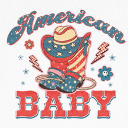 4th of July American Baby Sublimation