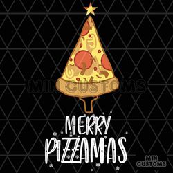 Merry Pizzamas Svg, Christmas Svg, Pizzamas Svg, Merry Christmas Svg