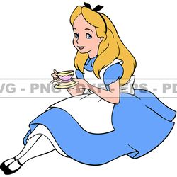 Alice in Wonderland Svg, Alice Svg, Cartoon Customs SVG, EPS, PNG, DXF 114