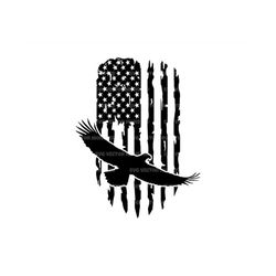 Distressed American Flag Svg, Eagle Svg, 4th of July svg, 1776 Union. Vector Cut file Cricut, Silhouette, Pdf Png Dxf, D