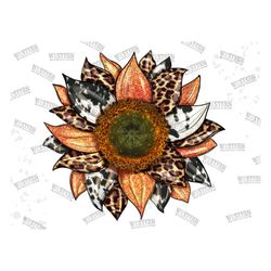leopard cowhide sunflower glitter png, cowhide sunflower,sunflower sublimation designs,leopard sunflower,sublimation des