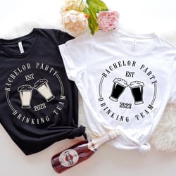 bachelor party drinking team shirts, groom squad tshirt, bachelor gift, groom crew, groomsman shirt, gift for groom, gro
