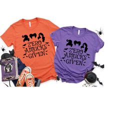 zero amucks given shirt, halloween party shirts, sanderson sisters shirts, halloween outfits, fall halloween shirts, san