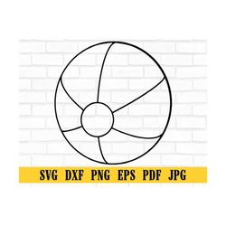 beach ball svg, summer beach svg, beach ball clipart vector, svg, dxf, eps png jpg, instant download for cricut