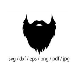 beard svg face hair svg, man svg, beard lover svg, mustache svg