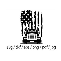 us big truck svg , us truck svg , truck svg ,american trucker svg , truck driver svg , semi truck svg , truck clipart ,