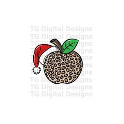 christmas png, christmas teacher png, apple png, apple teacher, apple clipart, christmas teacher gift, apple leopard, sa