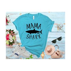 mama shark svg cut file, shark svg, dxf cut file, clipart, printable, silhouette, svg, dxf, png, jpeg, cricut, cricut sv