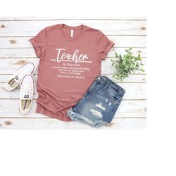 teacher definition shirt, teacher life shirts, teacher tee, teacher shirt, teacher gift, teacher appreciation gift, funn