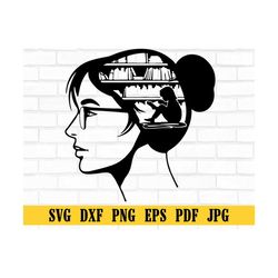 book lover svg, book svg, bibliophile svg, bookish svg, bookish girl svg, intellectual svg, scholar svg