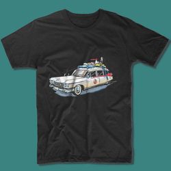 ghostbusters car drawing men&8217s t shirt