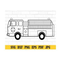 Fire Truck  Svg, Fire Truck Svg, Fire Enngine Svg, Fire Truck Cut Files, Fire Truck Files for Cricut, Fire Truck Clipart