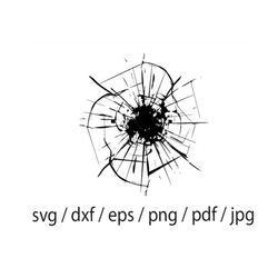 cracked wall svg, cracked glass svg, explosion svg, bullet hole svg, broken wall svg