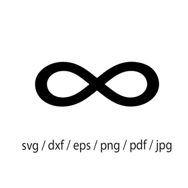 Infinity Symbol Svg. Vector Cut file for Cricut, Silhouette, | Inspire ...