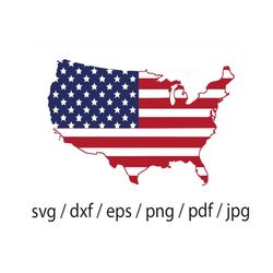 america usa map svg, united states svg, usa map svg, map of america digital download, i love america png, american flag