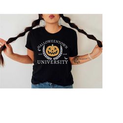 halloweentown university est. 1998 shirt, pumpkin face shirt, college halloween party shirt, halloween party tee