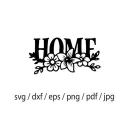 home svg, home sweet home svg, sweet home svg, home svg, farmhouse porch sign svg, home decor svg, home quote, floral de