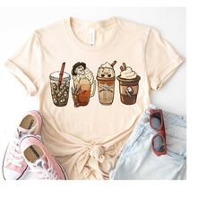 halloween horror coffee shirt, horror movie coffee shirt,halloween shirt, spooky season, coffee shirt, halloween graphic