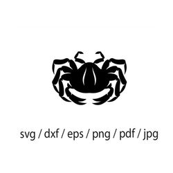 crab svg, nautical svg, ocean creatures svg, crab dxf, crab png, crab clipart, crab files, eps