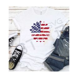 patriotic sunflower svg, 4th of july svg, american flag svg, sunflower svg of usa flag, digital download, svg, cricut sv