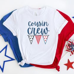 american cousin crew shirt, fourth of july group shirts, july 4th shirt, 4th of july family shirt, july 4th kids t-shirt