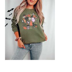 trick or treat shirt, halloween party sweatshirt, funny hallowen shirt, halloween trick-or-treat, halloween boo sweatshi