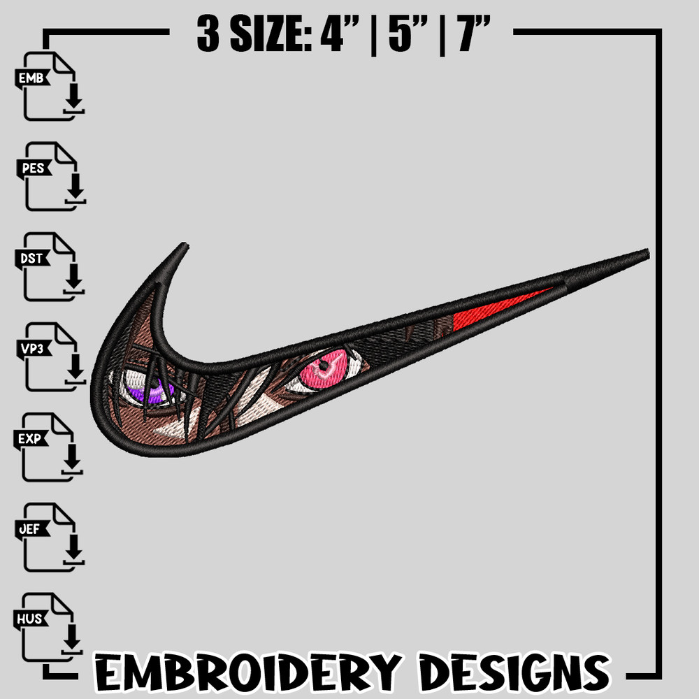 Lelouch Lamperouge nike embroidery design