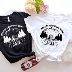 family camping trip 2023 shirts, camping family shirt, adventure shirts, camping shirt, camping gift, family matching sh