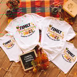 family thanksgiving 2023 matching shirts, thanksgiving family reunion shirts, turkey shirt, thankful for my tribe shirt,