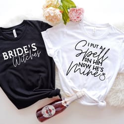 halloween bachelorette shirts, bride's witches shirt, bride or die shirt, halloween bachelorette party shirts, spooky br