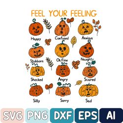 Mental Health Halloween Svg, Don't Ghost Your Feelings Svg, Mental Health Awareness Svg, Halloween School Psychologist