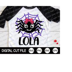 spider girl svg, halloween svg, monogram svg, funny halloween, halloween spider shirt, girl halloween costume, png, svg