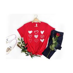 valentines day shirt, heart shirt, valentines day shirts for women, cute heart t-shirt, cute valentine shirt, teachers v