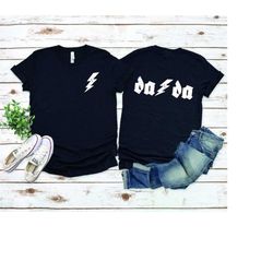 dada t-shirt, rocker dad shirts, cool dad shirts, father's day gift shirt,rock n roll shirt, gift for dad, dad shirt