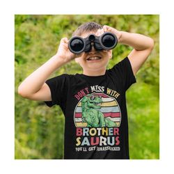 Brother Saurus Shirt, Dinosaur Brother Shirt, Brothersaurus Shirts, Brother Shirt Gift, Gift for Brother, Family Dinosau