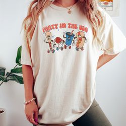 party in the usa shirt, party usa, america star, 4th of july shirt, retro usa, groovy patriotic america shirt,distressed
