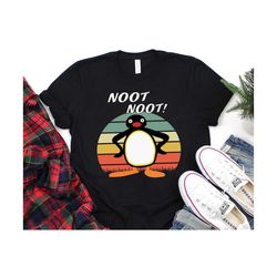 pingu noot noot motherf*ckers funny t-shirt, noot noot pingu shirt, funny meme gift t-shirt, penguin lovers, noot noot p