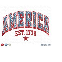 retro america  star est 1776 png, america svg png, 4th of july png, america independence, vintage america star sublimati
