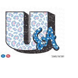 retro usa leopard print 4th of july png, america leopard png, 4th of july png, vintage usa distressed leopard sublimatio