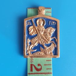 saint george the victorious copy of an ancient pendant