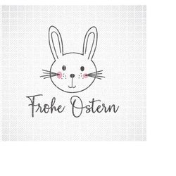 plotter file easter easter bunny rabbit face svg