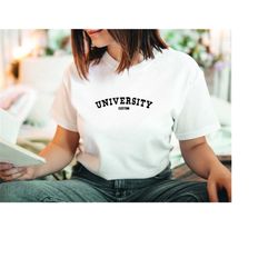 custom college shirt,customized school shirt,custom design university t-shirt, personalized college program, gift for fr