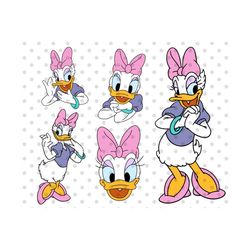 daisy svg bundle, daisy svg, daisy outline, daisy silhouette, duck svg, easy cut file